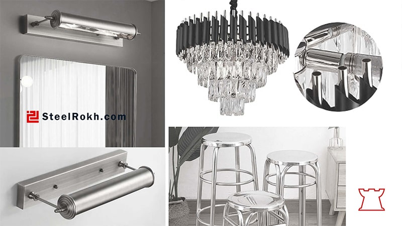 انواع لوله استیل دکوراتیو