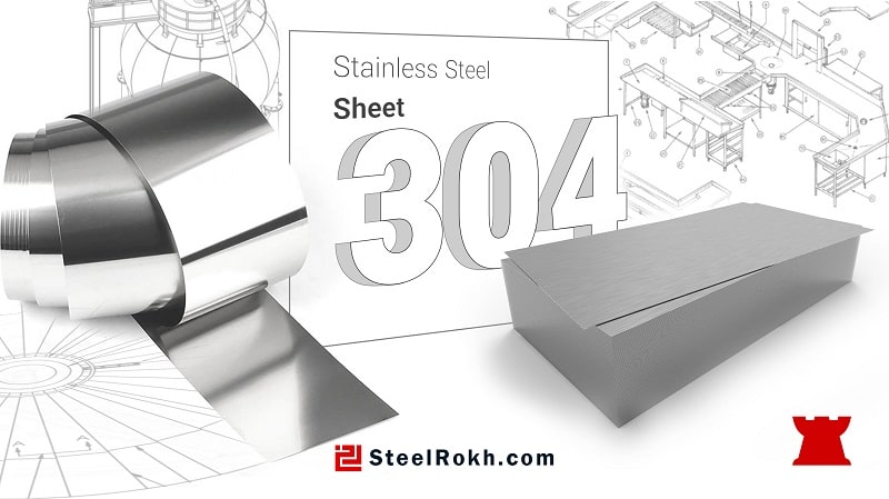 ورق استیل 304