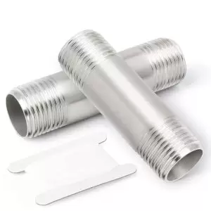 دو عدد لوله استیل