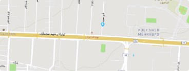 موقعیت شرکت استیل رخ در تهران