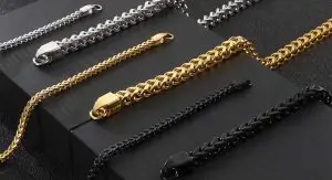 تغییر رنگ بدلیجات استیل-چگونه بدلیجات سیاه شده را براق کنیم-رفع قرمزی بدلیجات-تمیز کردن زیورالات استیل-رفع سیاهی بدلیجات استیل